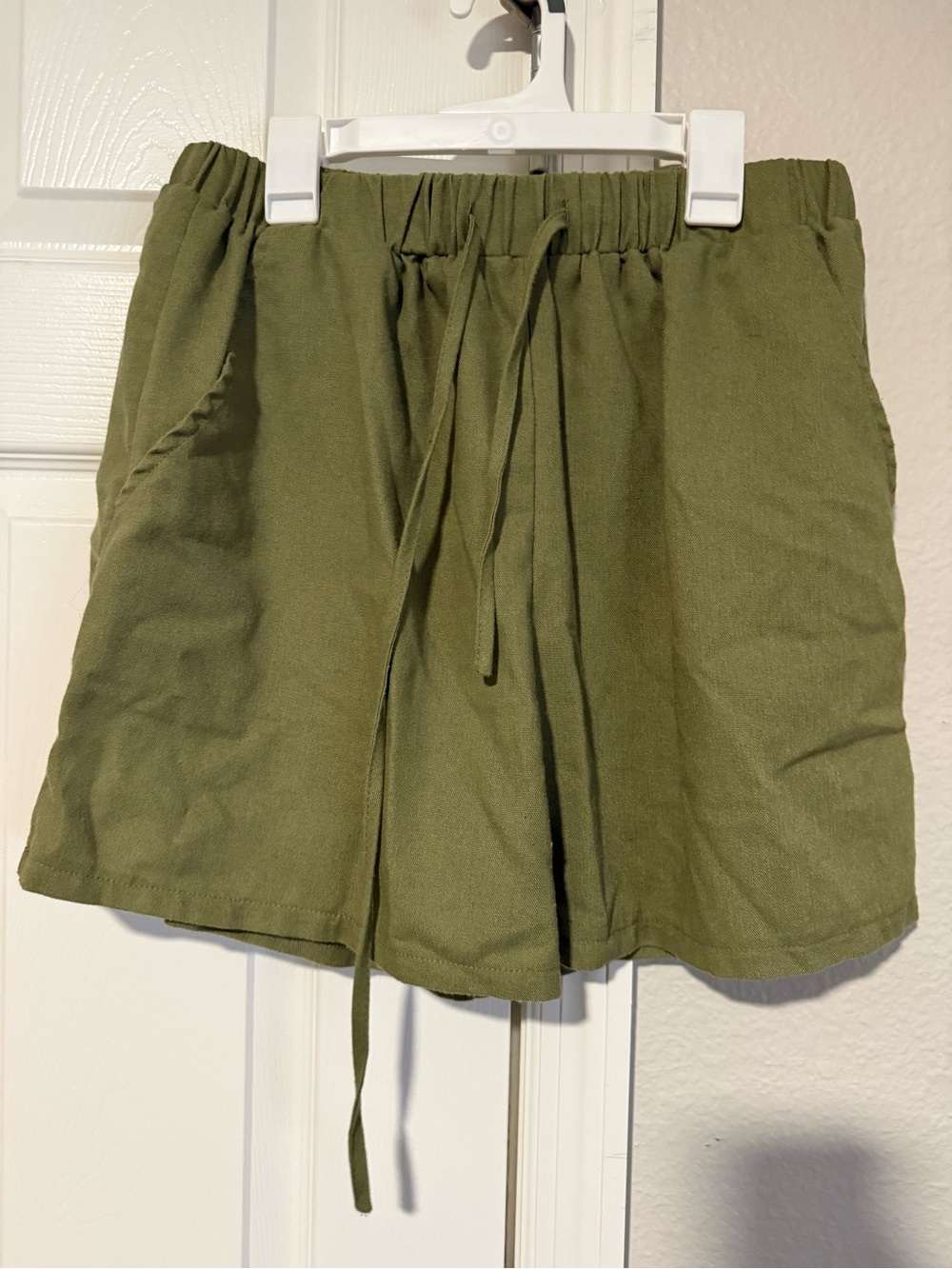 Olive Green Women’s Drawstring Shorts